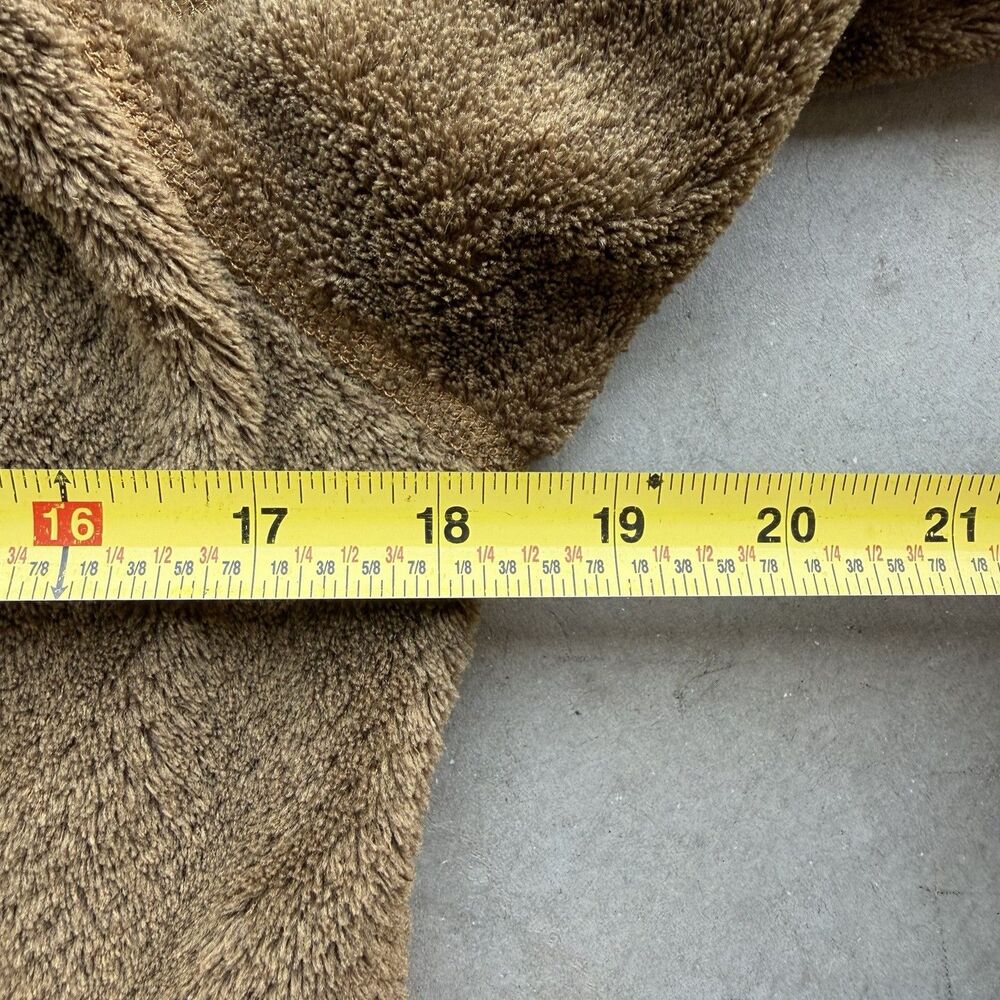 Patagonia Womens S Brown Full Zip Re-Tool Fuzzy Fleece Jacket Casual Outdoor - Picture 6 of 8